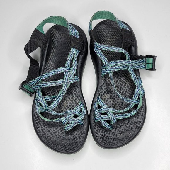 Chacos Womens Size 6 Woman’s Z/cloud x2 Sandal Green Purple - Picture 1 of 7